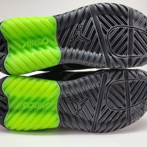NEW Jordan Max 200 Black Green Shoes Sneakers - Picture 4 of 9